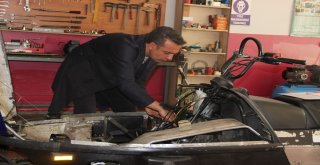 Makine Teknikeriydi Şimdi Milli Kar Motosikleti Üretecek