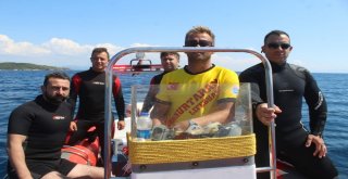 Engelli Dalış Rekortmeninden Anlamlı Dalış