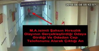 Hastanelere Dadanan Hırsız Güvenlik Kameralarına Yakalandı