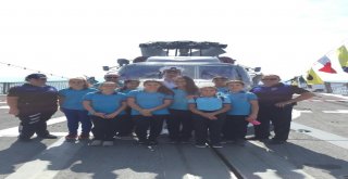 Antalya Polisinden Öğrencilere Fırkateyn Gezisi