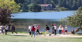 Gölcük Tabiat Parkında Bayram Tatili Yoğunluğu
