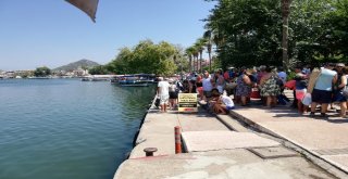 Dalyanda Tatilciler “Dolmuş” Kuyruğuna Girdi