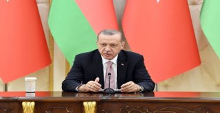 Cumhurbaşkanı Erdoğan, Azerbaycan Cumhurbaşkanı Aliyev İle Bir Araya Geldi