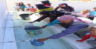 Aksarayda Urfalı Tarım İşçileri Suya Kavuştu