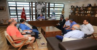 Saint-Josse Belediye Başkanı Emin Kırdan Başkan Kurta Ziyaret