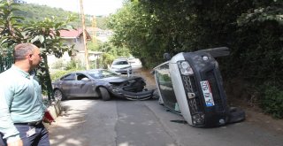 (Özel) Sarıyerde Yaşanan Kaza Mahalle Sakinlerinin Yüreğini Ağzına Getirdi