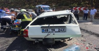 Muğlada Zincirleme Trafik Kazası: 3 Yaralı