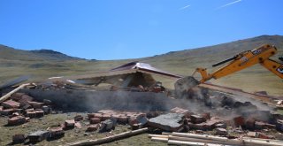 Ordu Yaylalarında 47 Kaçak Yapı Yıkıldı