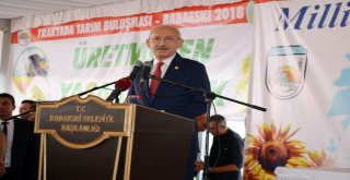 Chp Genel Başkanı Kılıçdaroğlu: “Tarımda Sağlıklı, Tutarlı Bir Planlama Lazım
