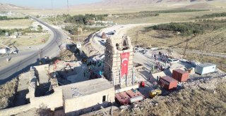 İmam Abdullah Türbesinin Minaresi Taşındı