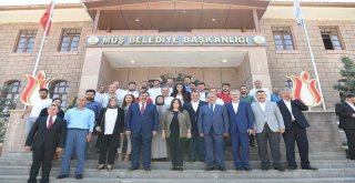 Sarıeroğlundan Muş Belediyesine Ziyaret
