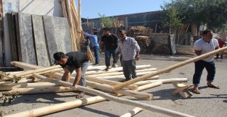 Şanlıurfada Yangın Sonrası Hasar Tespiti Çalışmaları Başlatıldı
