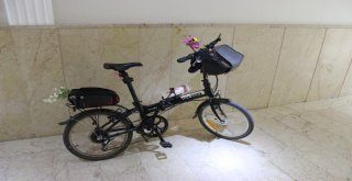 5 Bin Liralık Elektrikli Bisikleti Çalan Hırsız Güvenlik Kameralarını Hesaba Katmadı