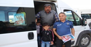 Gemerekte Sürücülere Afiş Ve Broşür Dağıtıldı