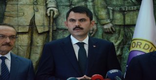 Bakan Kurum: Ordudaki Yollar 2 Ay İçerisinde Yapılacak