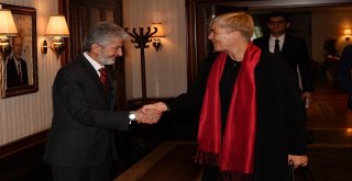 Bm Mülteciler Yüksek Komiserliği Türkiye Temsilcisi Lumppdan Başkan Tunaya Ziyaret