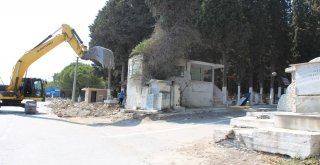 Söke Belediyesinden Asri Mezarlıkta Çevre Düzenleme Projesi