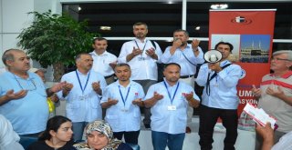 Antalyada Hacılar, Kutsal Topraklara Uğurlandı