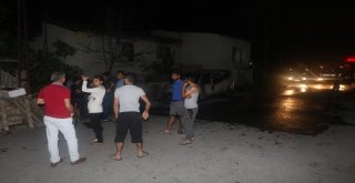 Ümraniyede Park Halindeki Araç Alev Alev Böyle Yandı