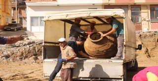 (Özel) Tarihi Cami Hafriyatında Küp Çıktı
