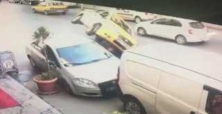 (Özel) Ticari Taksi Kaza Sonrası Şaha Kalktı