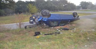 Otomobil Bir Yana Motoru Bir Yana