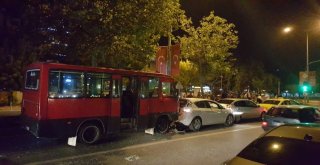Tekirdağda Zincirleme Kazada 5 Araç Birbirine Girdi