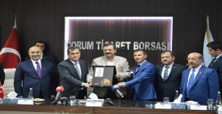 Çorum Tobb Mesleki Ve Teknik Anadolu Lisesinin Açılışını Hisarcıklıoğlu Ve Arslan Yaptı