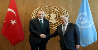 Cumhurbaşkanı Erdoğan, Bm Genel Sekreteri Guterres İle Görüştü