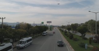 Sürücüler Drone Uygulamasından Kaçamadı
