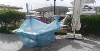 Çeşmede Fırtına Ve Aşırı Yağış Hazırlığı