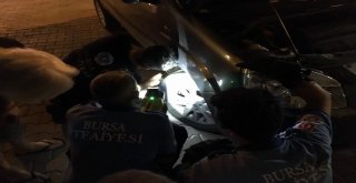 (Özel) Otomobilin Motorunda Sıkışan Yavru Kediye Çifte Kurtarma Operasyonu