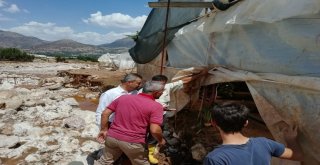 Özen, Sel Felaketinin Yaşandığı  Elmalıda İncelemelerde Bulundu