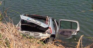 Uşakta Otomobil Gölete Uçtu, 4 Kişi Boğularak Hayatını Kaybetti (2)