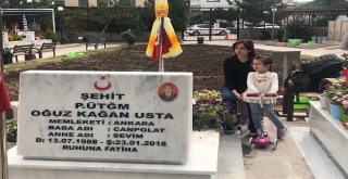 Üsteğmen Ustayı Şehit Eden Teröristler Yakalandı, Ailesi Şehidin Kabrine Koştu