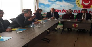 İyi Parti Heyeti Kayseri Gazeteciler Cemiyetini Ziyaret Etti