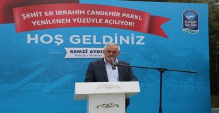 Eyüpsultandaki Şehit Er İbrahim Candemir Parkı Yenilendi