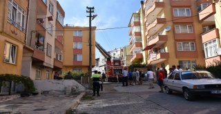 Sinopta Çatı Katında Yangın