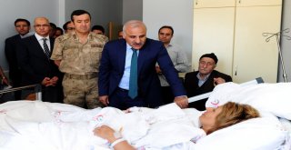 Vali Zorluoğlundan Yaralılara Ziyaret