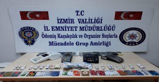 İzmirde İş Yerine Yapılan Operasyonda Ele Geçirilenler Şoke Etti