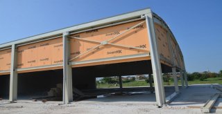 Ergene Belediyesinin Çok Amaçlı Düğün Salonu Projesi Devam Ediyor