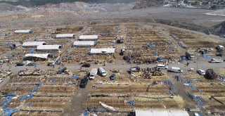 Boşalan Kurban Pazarı Havadan Görüntülendi