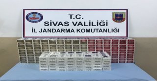 Sivasta 4 Bin 796 Paket Kaçak Sigara Yakalandı