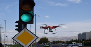 Malatyada Drone Destekli Trafik Denetimi