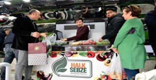 Başkentte Halk Sebzeye Yoğun İlgi