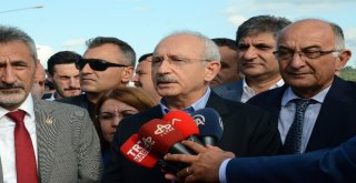Chp Lideri Yıkılan Köprüyü Yerinde İnceledi