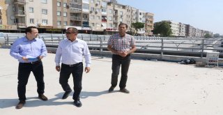 Turgutlunun Katlı Kavşağına Yerinde İnceleme