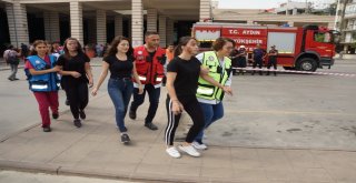 Aydın Kadın Doğum Hastanesinde Gerçeğini Aratmayan Tatbikat
