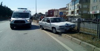 Sınava Giderken Otomobille Yayaya Çarptı: 1 Yaralı