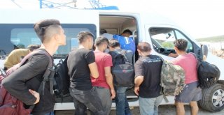 Ayvalıkta 53 Göçmen Denizin Ortasında Alabora Olmaktan Son Anda Kurtarıldı